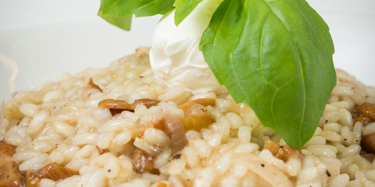 Mushroom risotto
